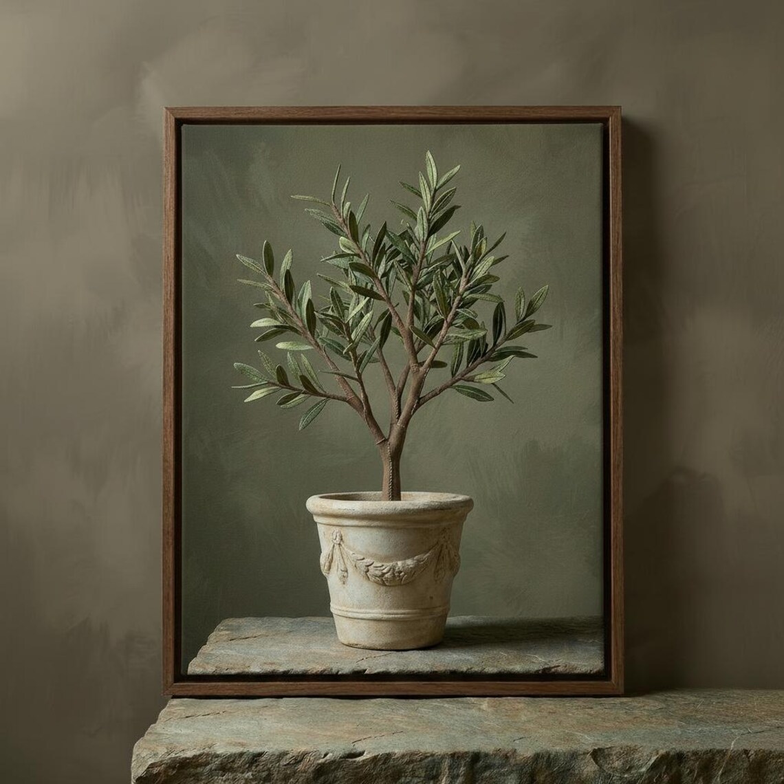 Botanical Plant Wall Art Collection, Mediterranean Herbs