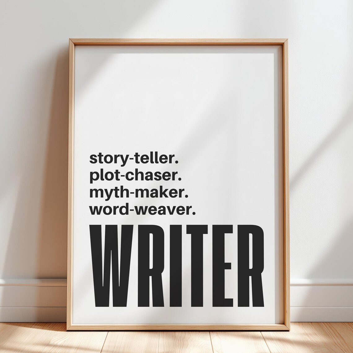 Writer Manifesto, Studio Decor Gift for Writers