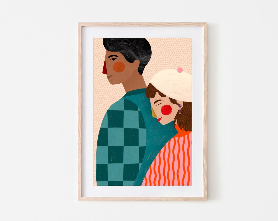 Be My Valentine Love and Friendship Art Print