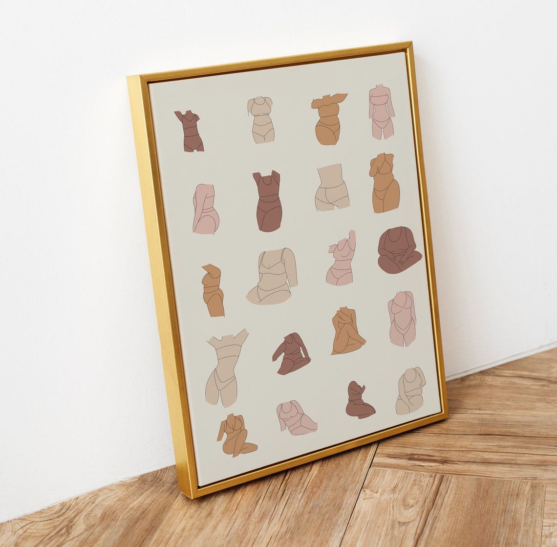 Feminist Female Body Print Feminist Art Print Body Positive Art Famale Body Print All Bodies Are Good Body Positivity Bathroom Decor - Image 4
