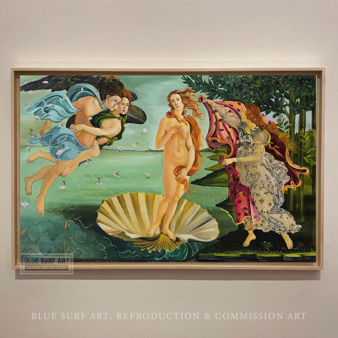 Sandro Botticelli The Birth of Venus Shell Goddess Renaissance Poster