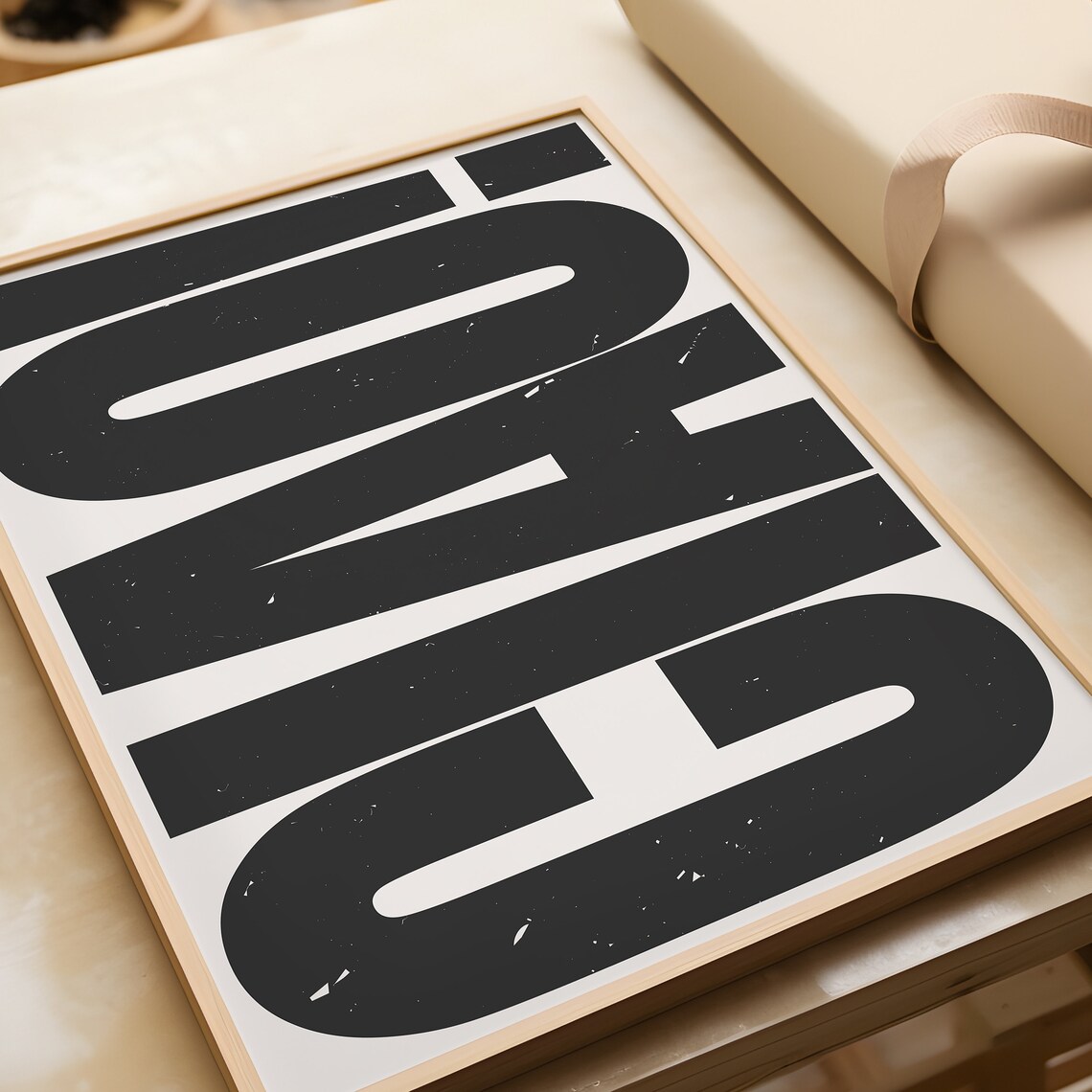 Ciao Minimalist Typography Art Print, Scandinavian - Image 2