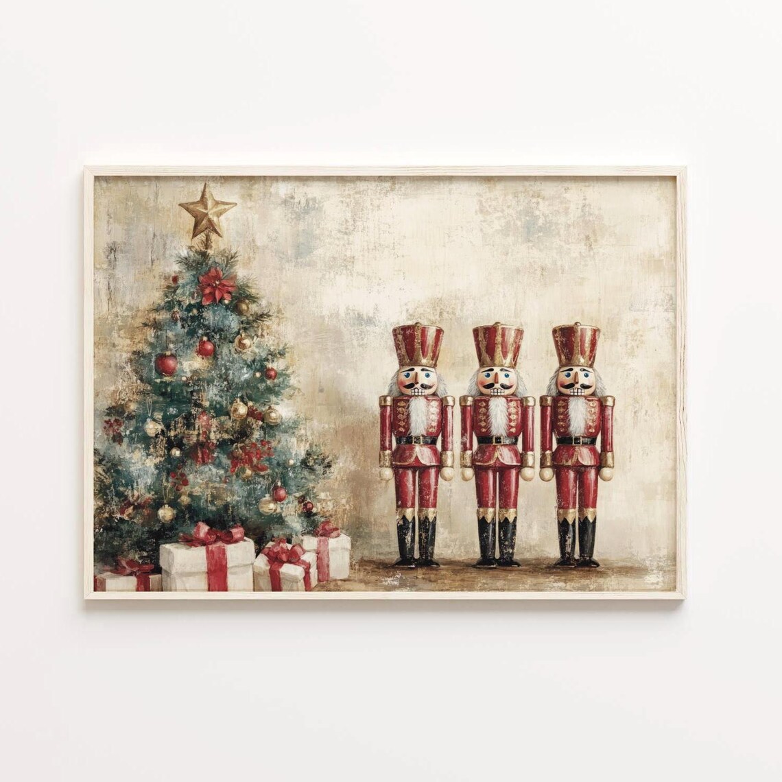 Christmas Nutcracker Vintage Holiday Poster Print - Image 4