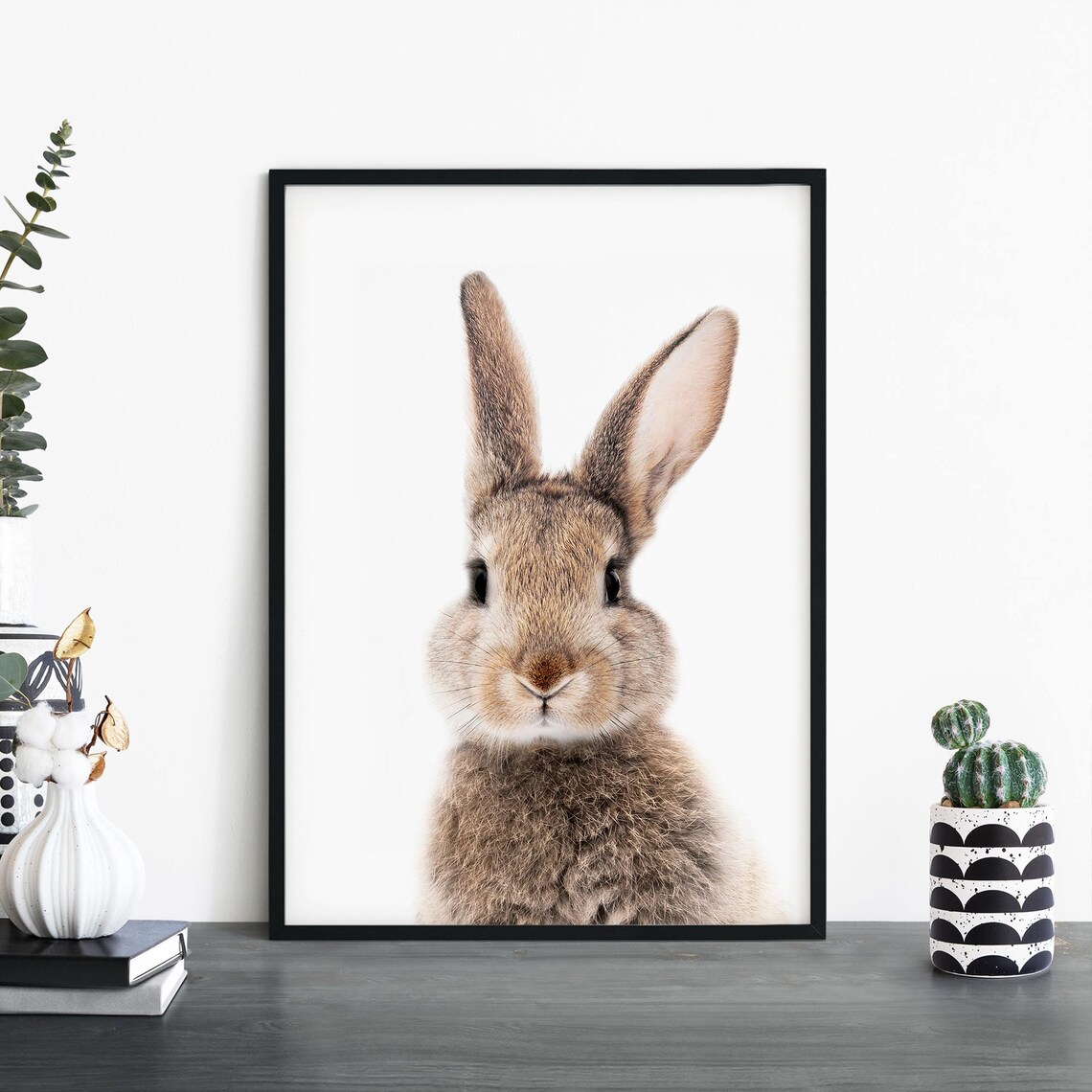 Bunny Print Wall Art A4 A3 A2