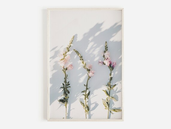 Spring Floral Print, Pastel Floral Art Print