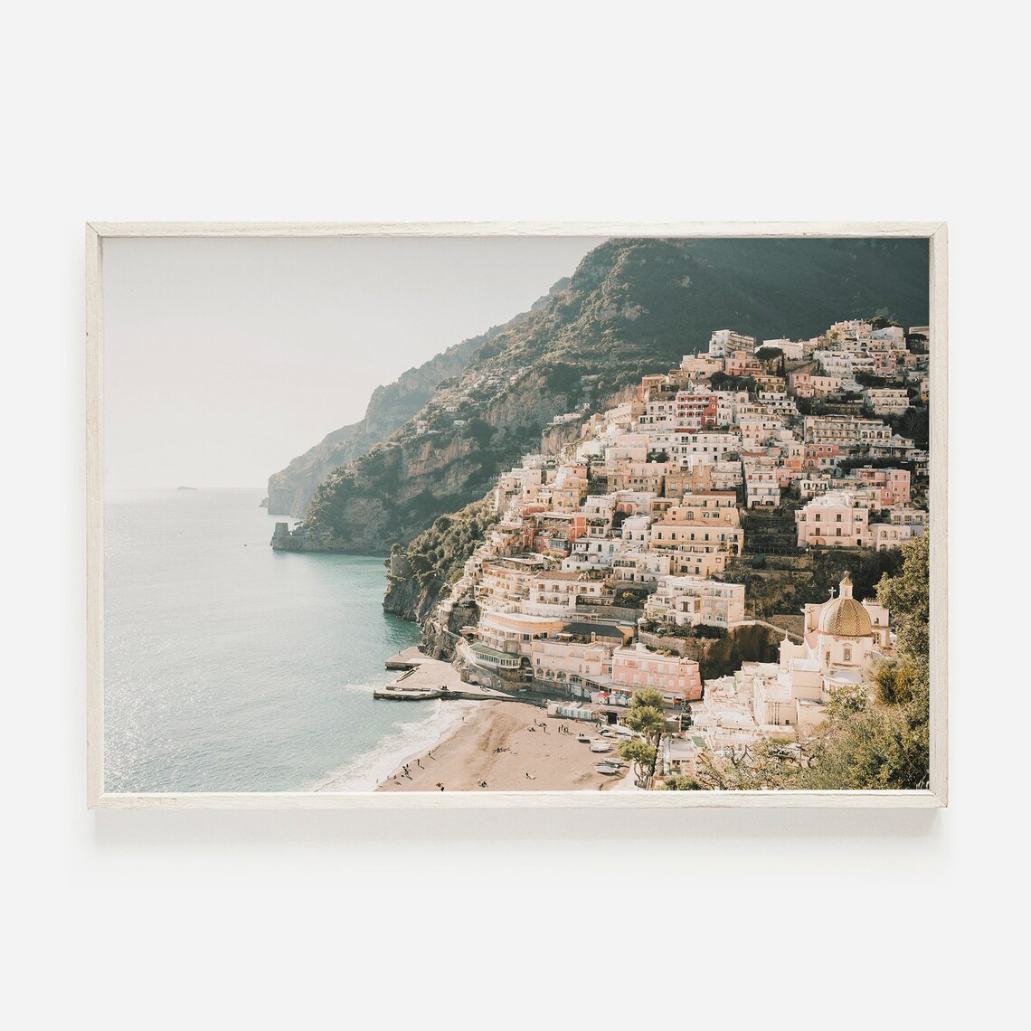 Positano Wall Art, Amalfi Coast Travel Poster
