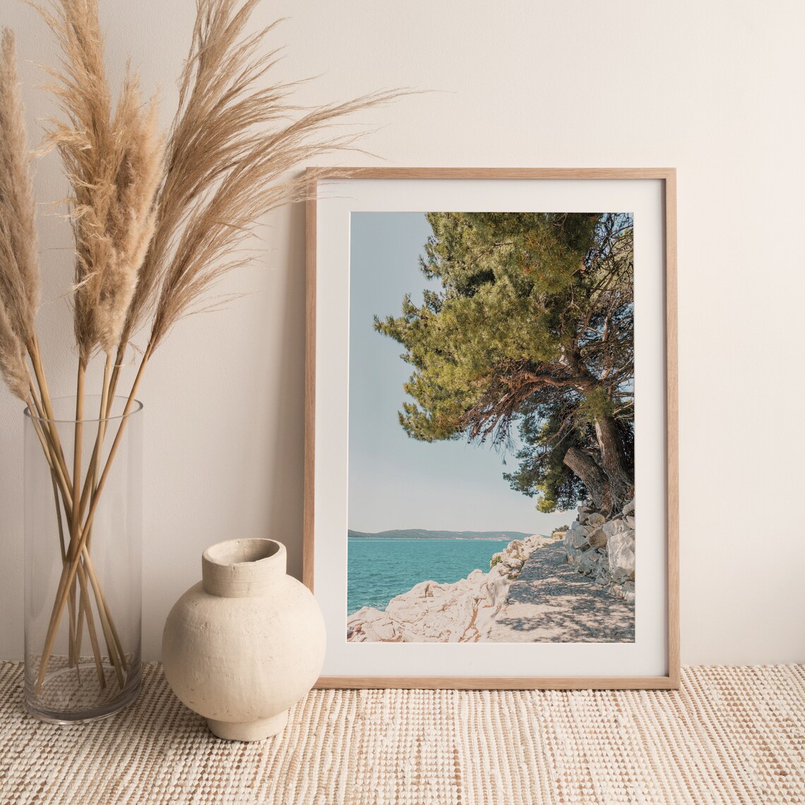 Kvarner Gulf Croatia Aleppo Pine Coastal Art Print - Image 3