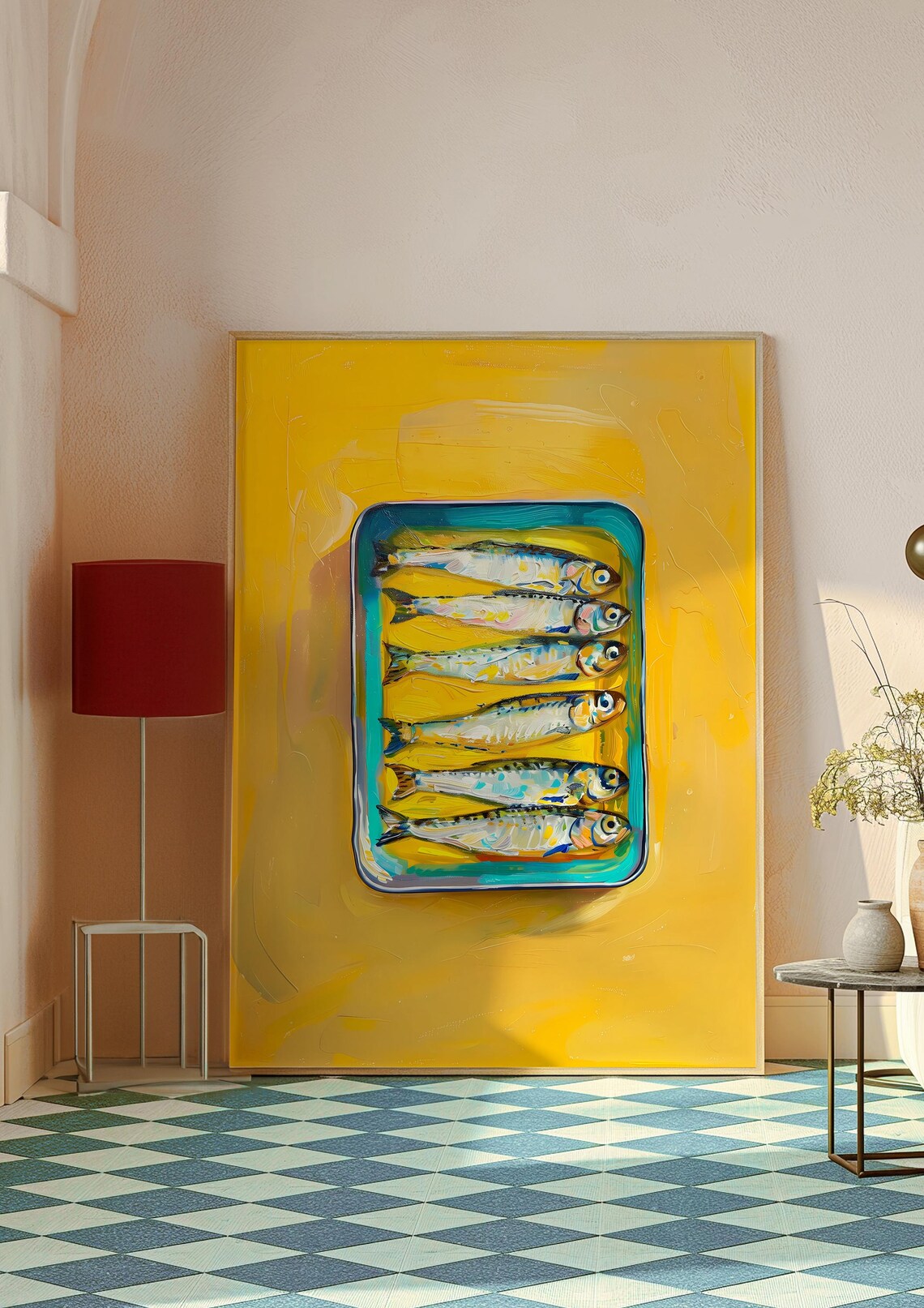 Sardines Retro Kitchen Print, Vintage Seafood Decor - Image 2