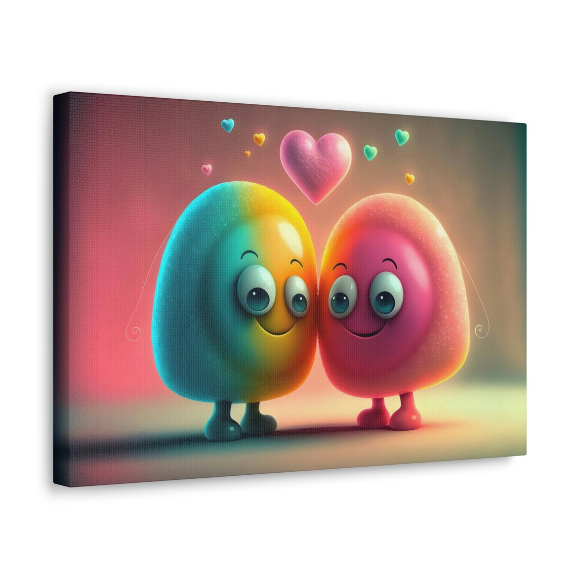 Cute Candy In Love Poster Print - Image 3
