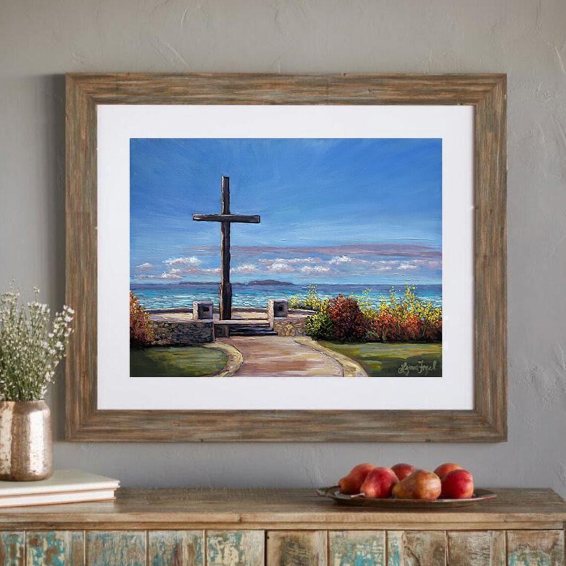 Ventura Serra Cross Overlook Ocean Channel Islands View Poster - Image 5