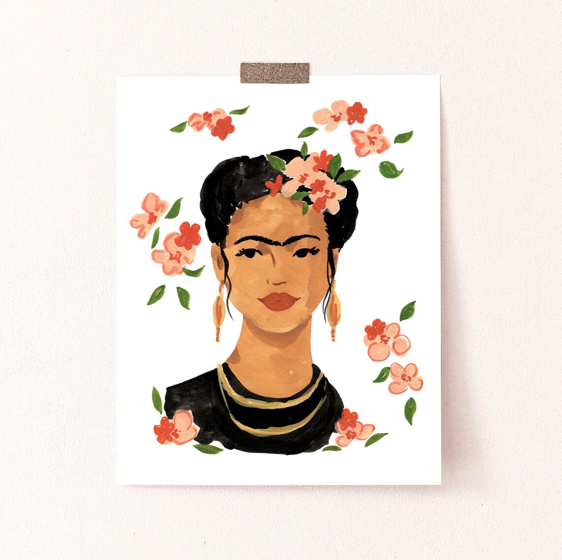 Frida Portrait Art Print, Women In Power