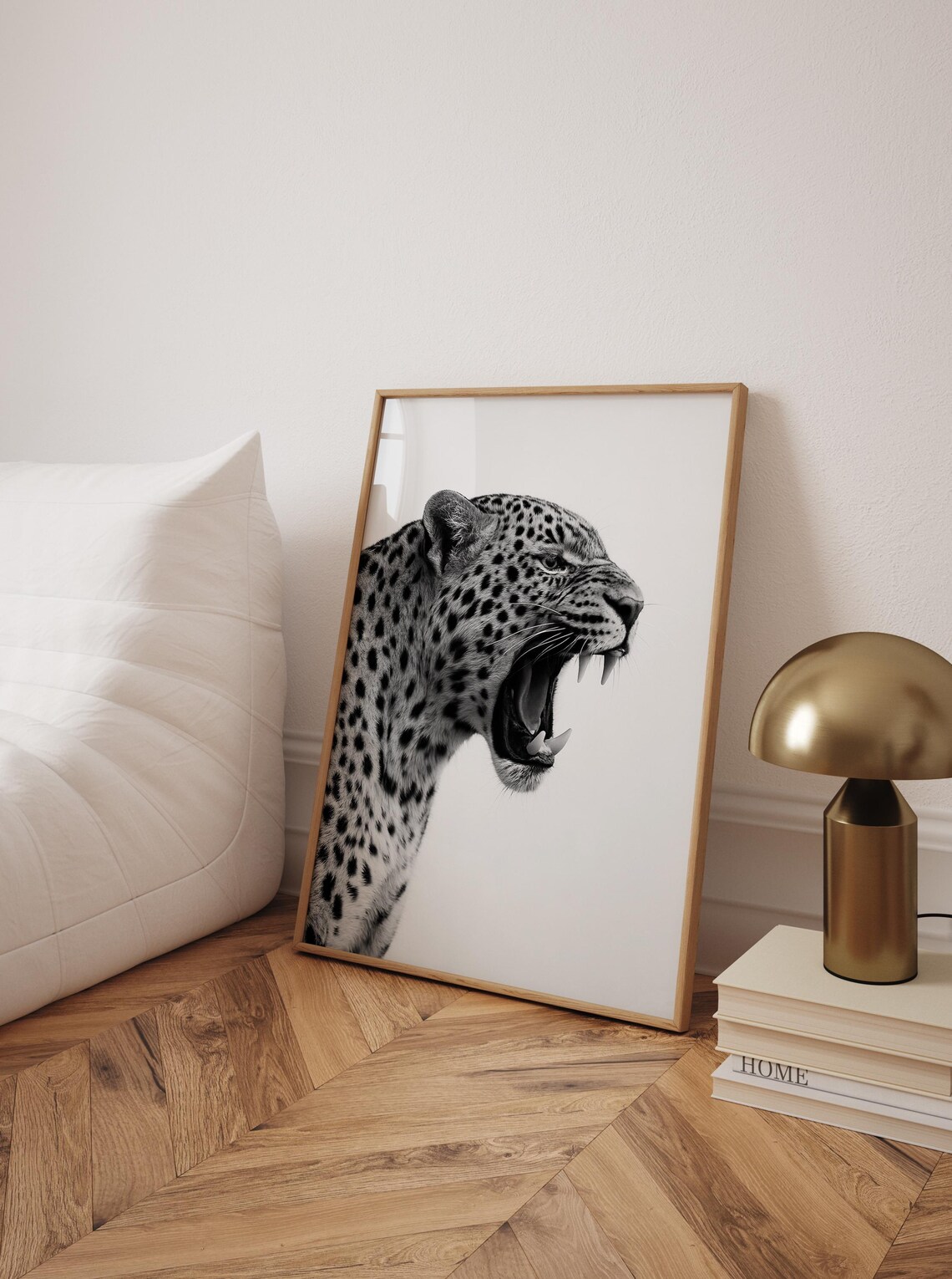 Leopard Poster, Minimalist Safari Wall Art - Image 2