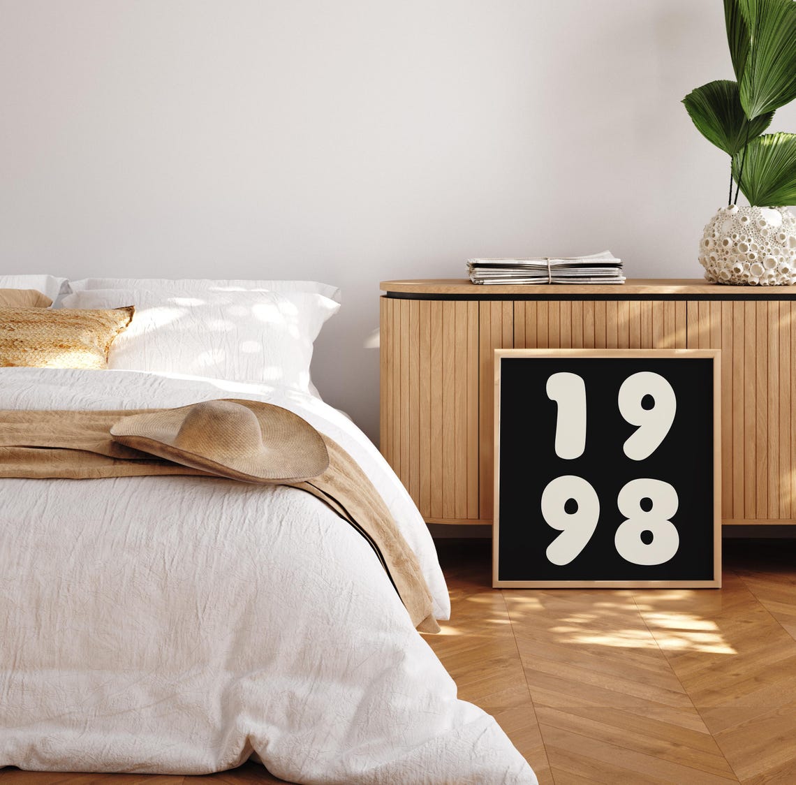 Custom Year Poster - Modern Bold Numbers Art Print - Image 2