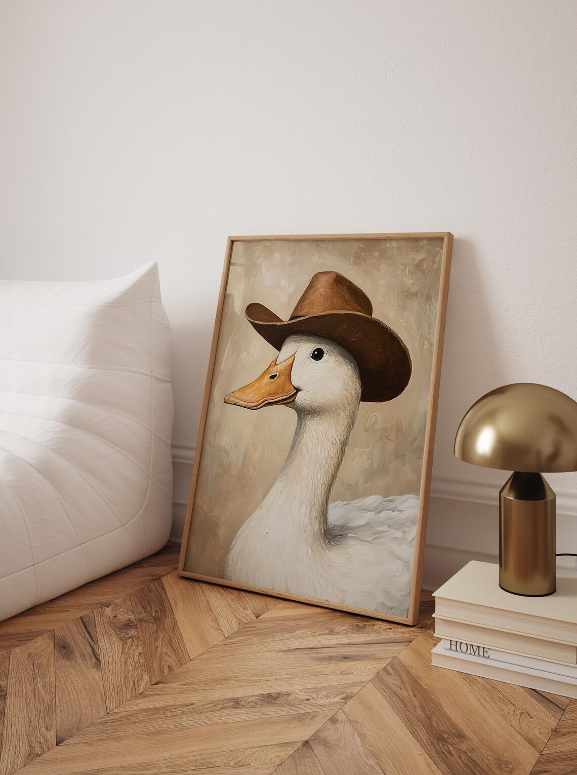 Cowboy Goose Poster, Funny Nursery Kids Room Decor - Image 6