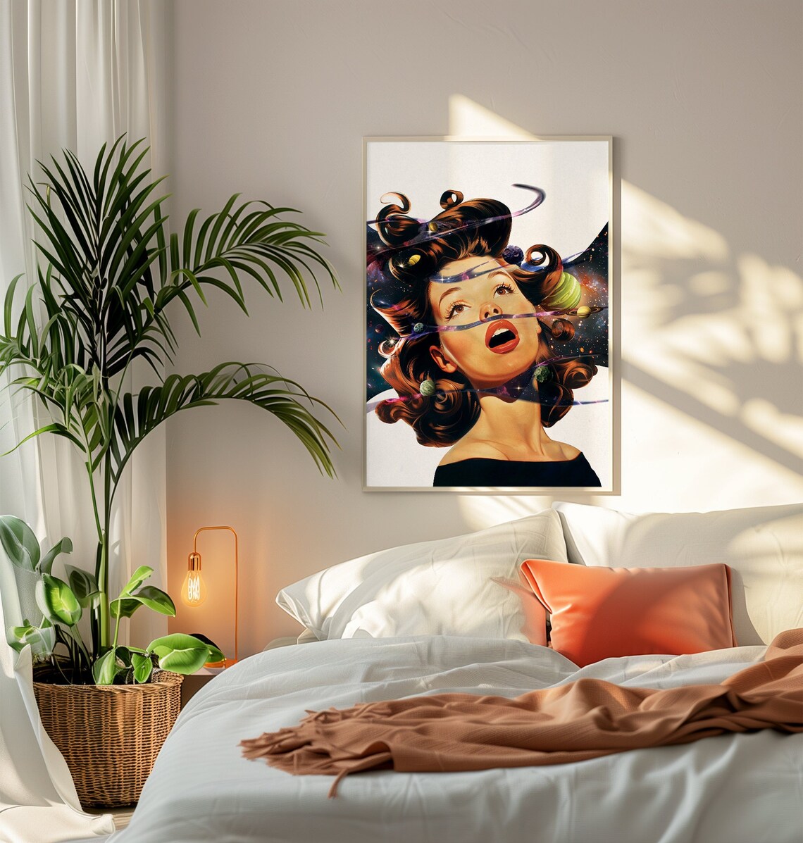 Mindscapes 2 Retro Surreal Bedroom Art Print