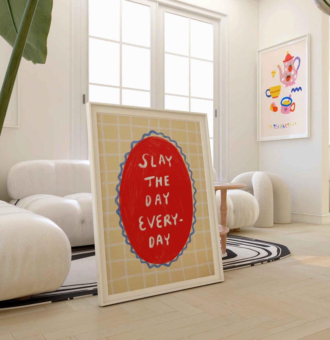 Mom Boss Inspirational Quote Art Working Office Decor