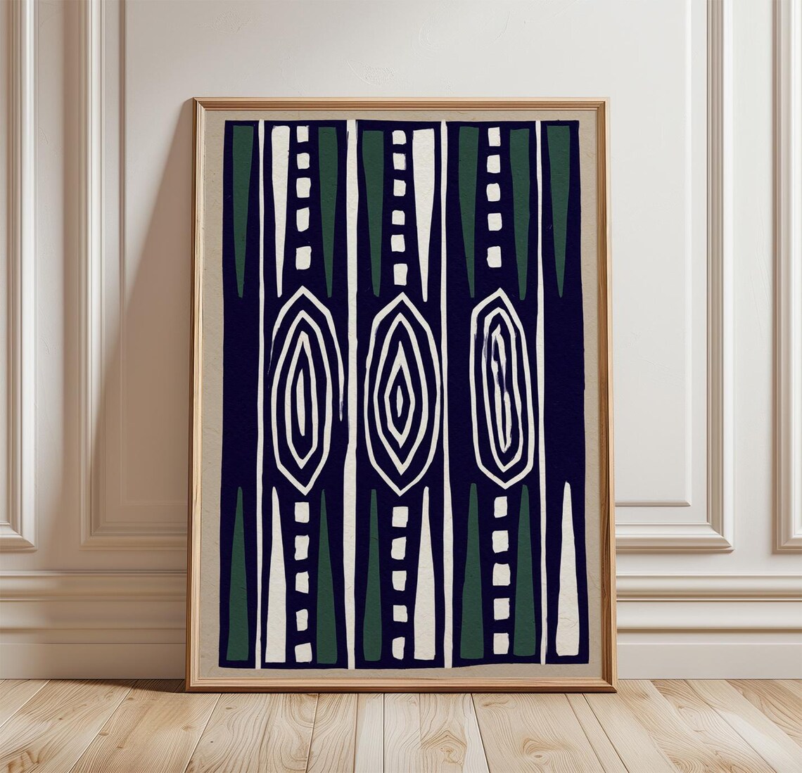 Abstract Geometric Pattern, Wall Art Print