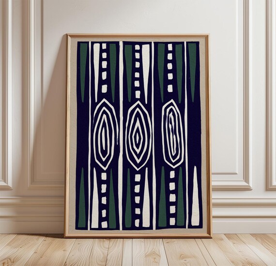 Abstract Geometric Pattern, Wall Art Print