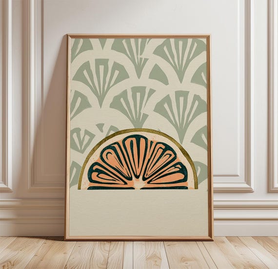 Blood Orange, Citrus Fruit Art Print