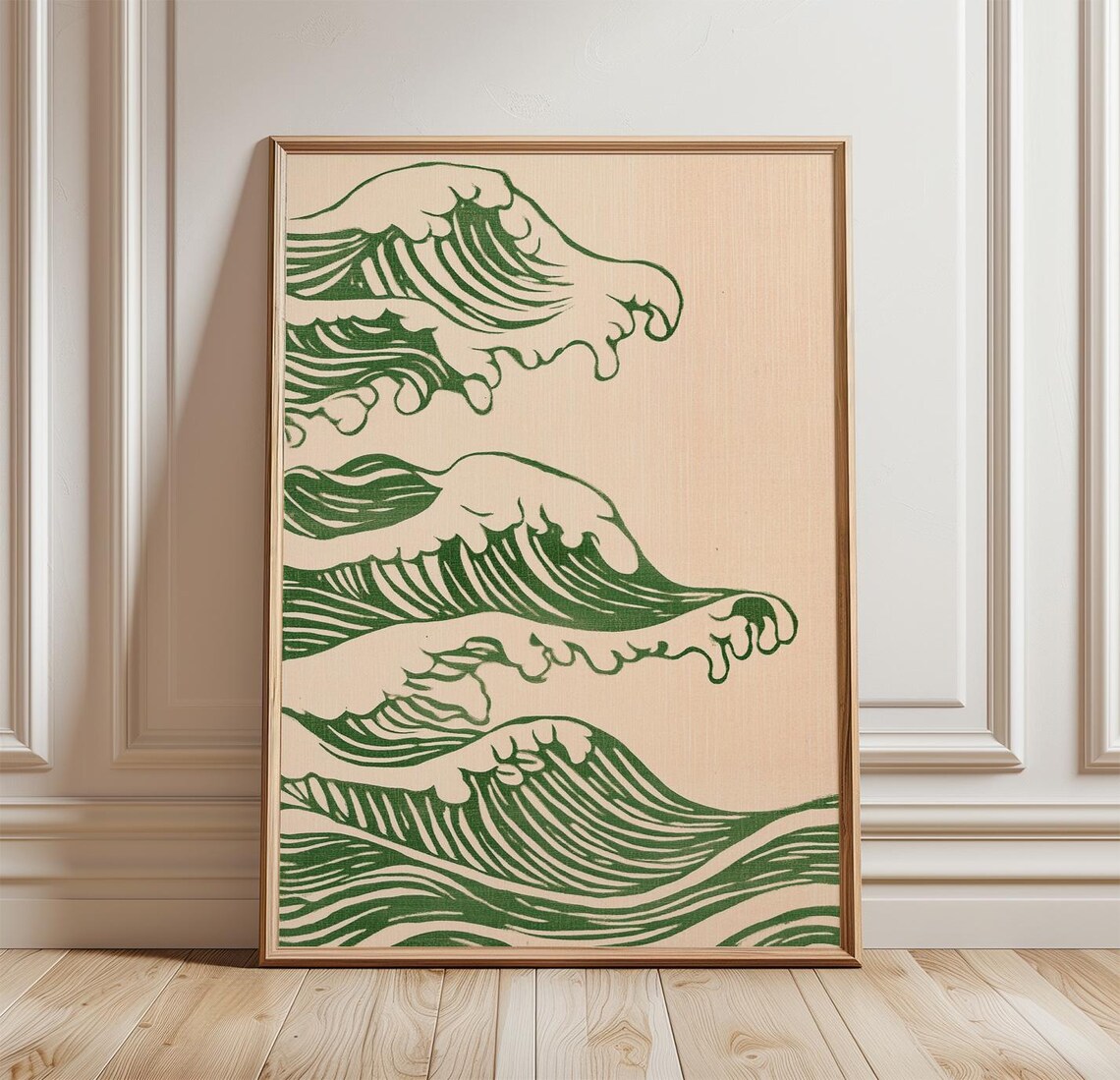 Tranquil Canoe Lake, Vintage Forest Dock Landscape