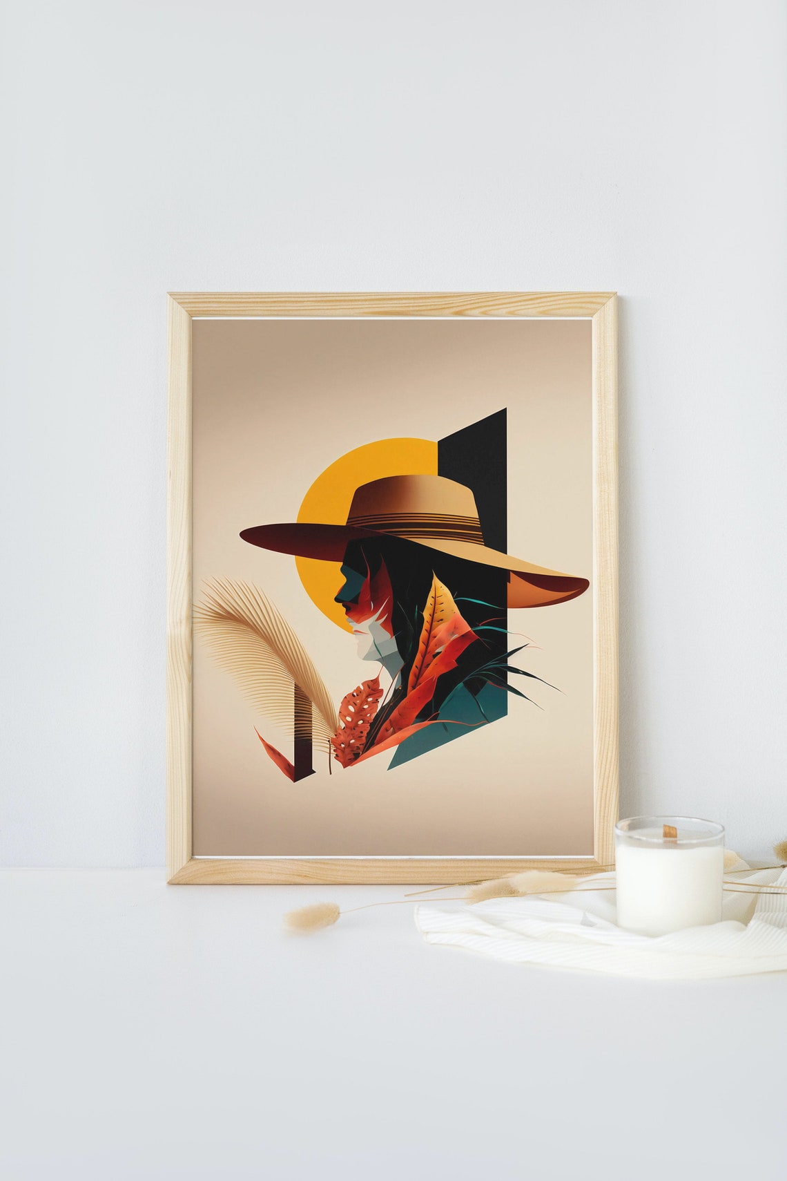 Boho Abstract Wall Art Southwestern Print Neutral Wall Art Decor Abstract Boho Western Print Modern Printable Art - Image 2