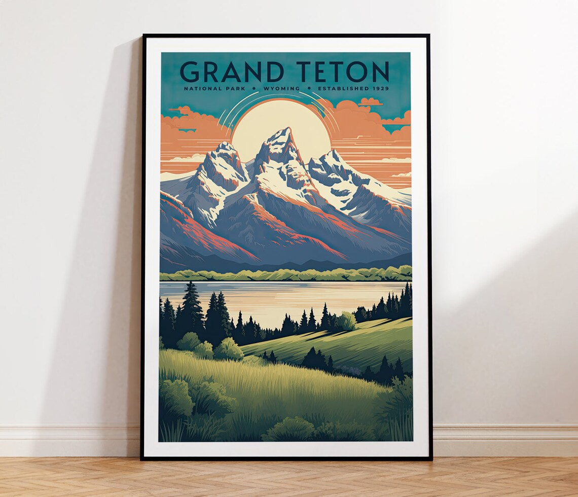 Grand Teton National Park Wall Art Print