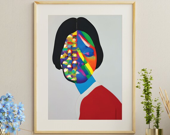 Spellbind Fine Art Print Abstract Modern Wall Art Dopamine Art Colorful Wall Decor Maximalist Art Radiant Print Retro Decor
