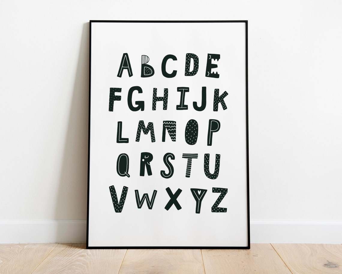 Alphabet Print, Nursery Decor - Image 2