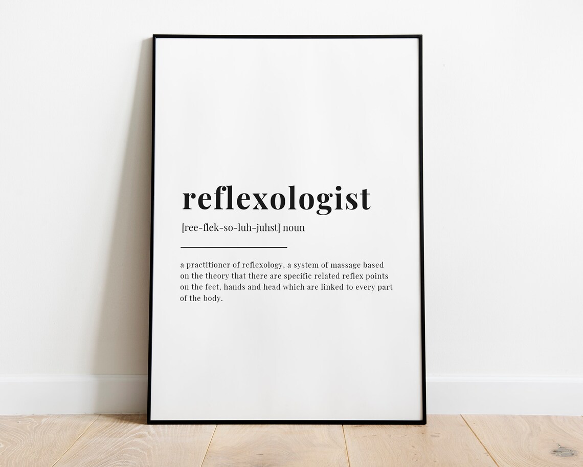 Reflexologist Definition Meaning Gift for Reflexologist - Image 2