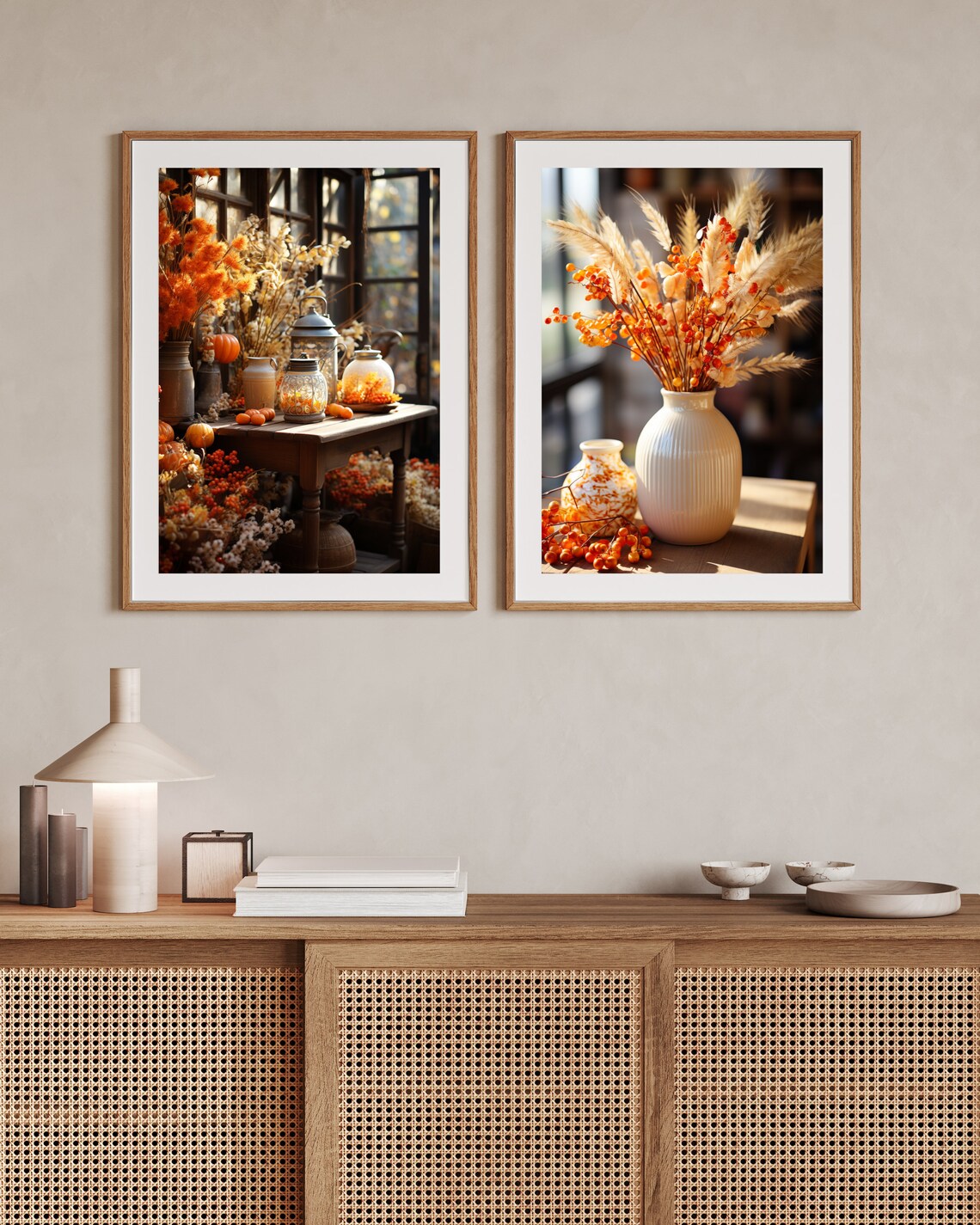 Autumn Arrangement Poster, Seasonal Wall Decor - Image 2