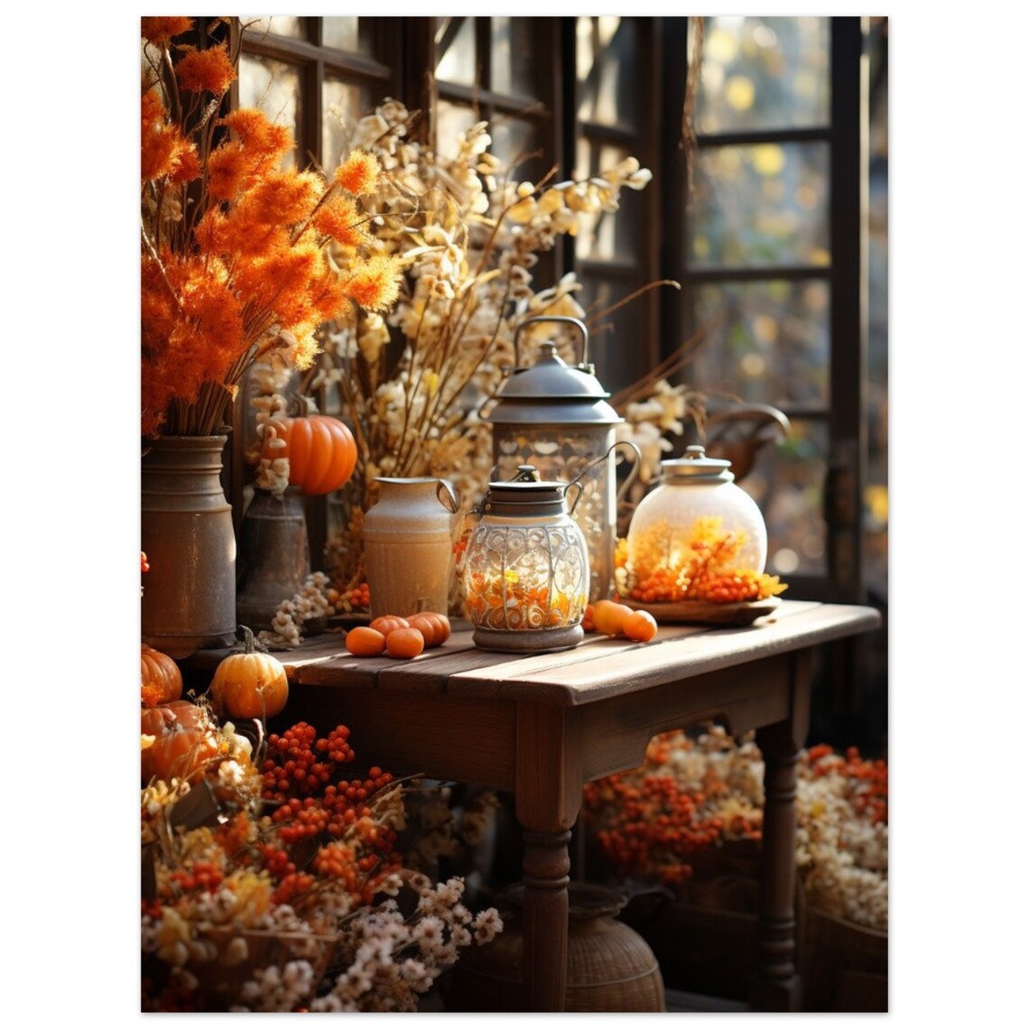 Autumn Picture Poster, Seasonal Wall Decor - Image 3