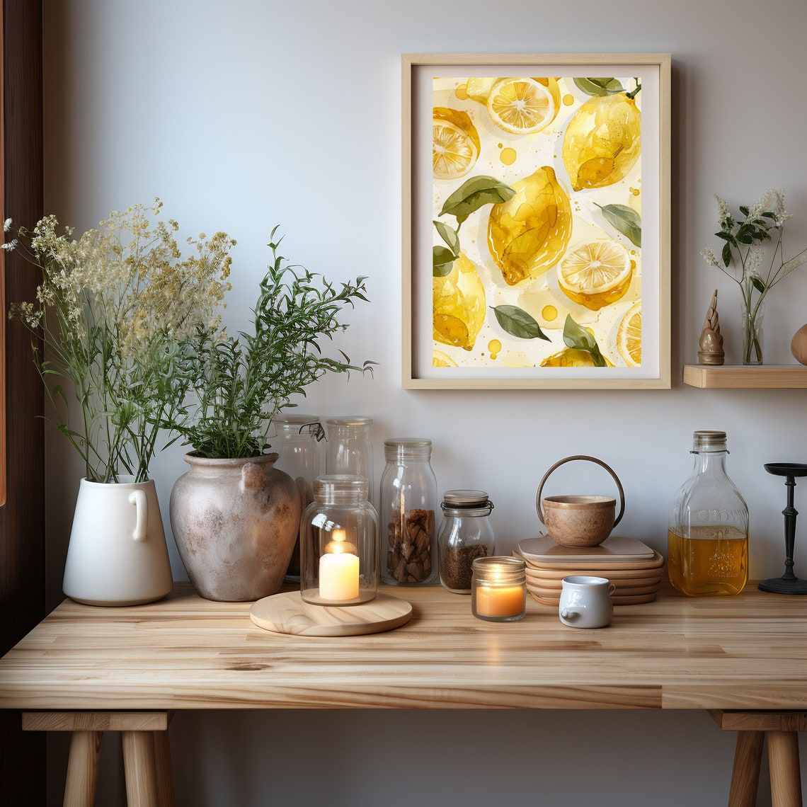 Kitchen Picture Lemons Poster On Matte Premium Paper Decoration Wall Decoration - Image 3