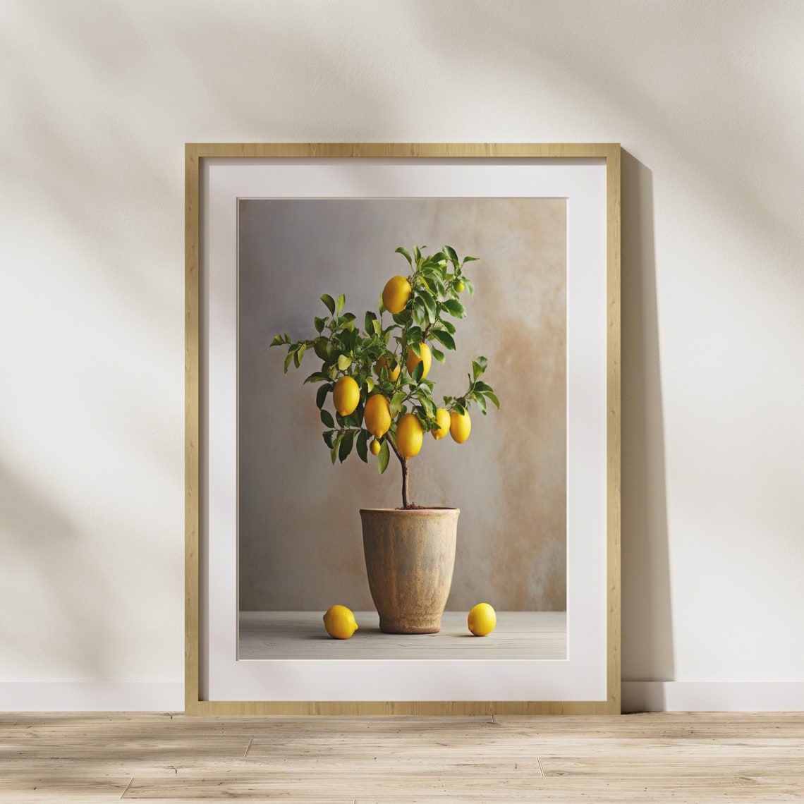 Kitchen Picture Lemon Tree Poster On Matte Premium Paper Decoration Wall Decoration