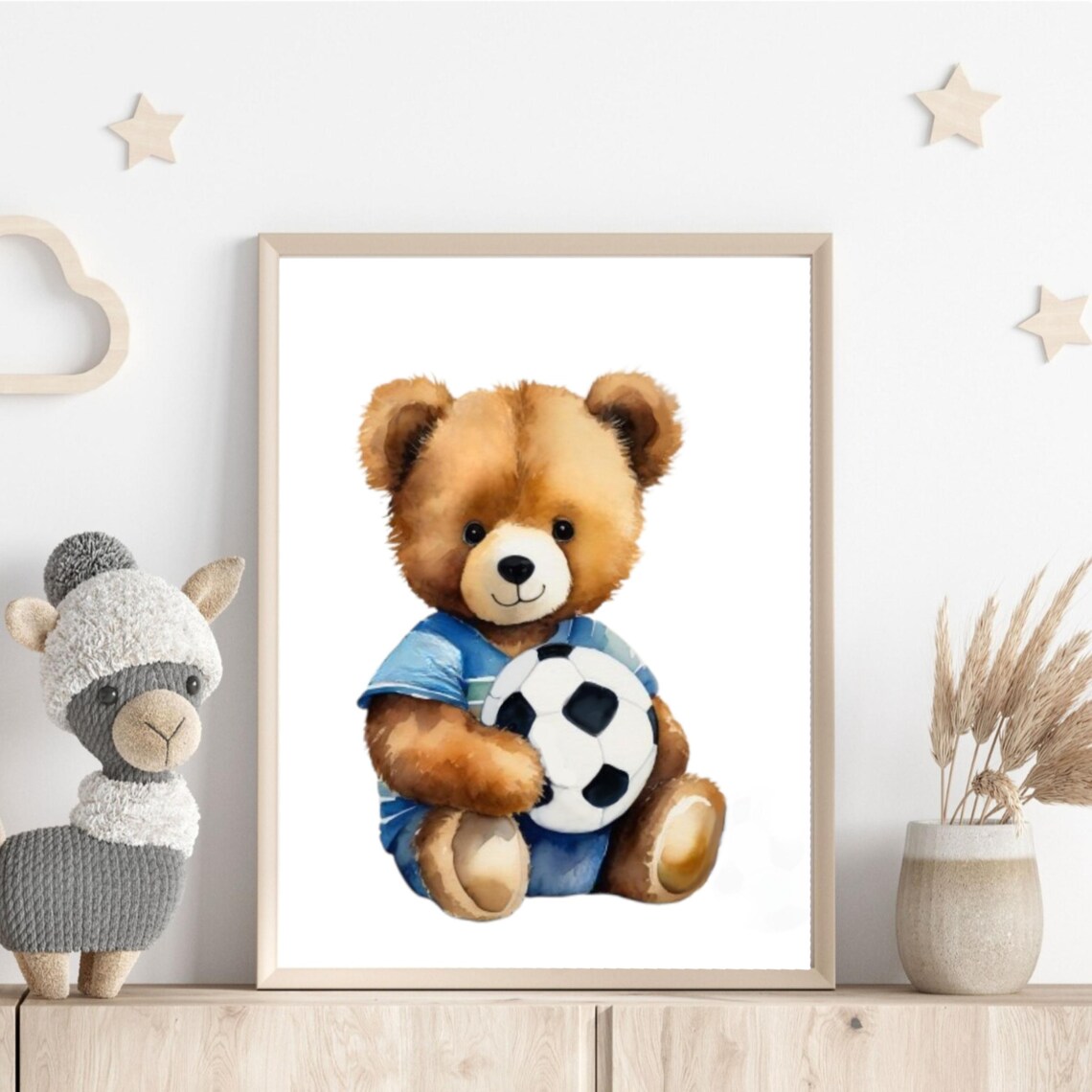 Soccer Kids Room Decor, Sport Nursery Art Print - Image 2