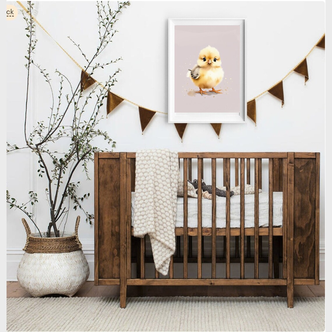 Adorable Baby Pig In Bathtub Watercolor Kids Bathroom Poster - Image 2