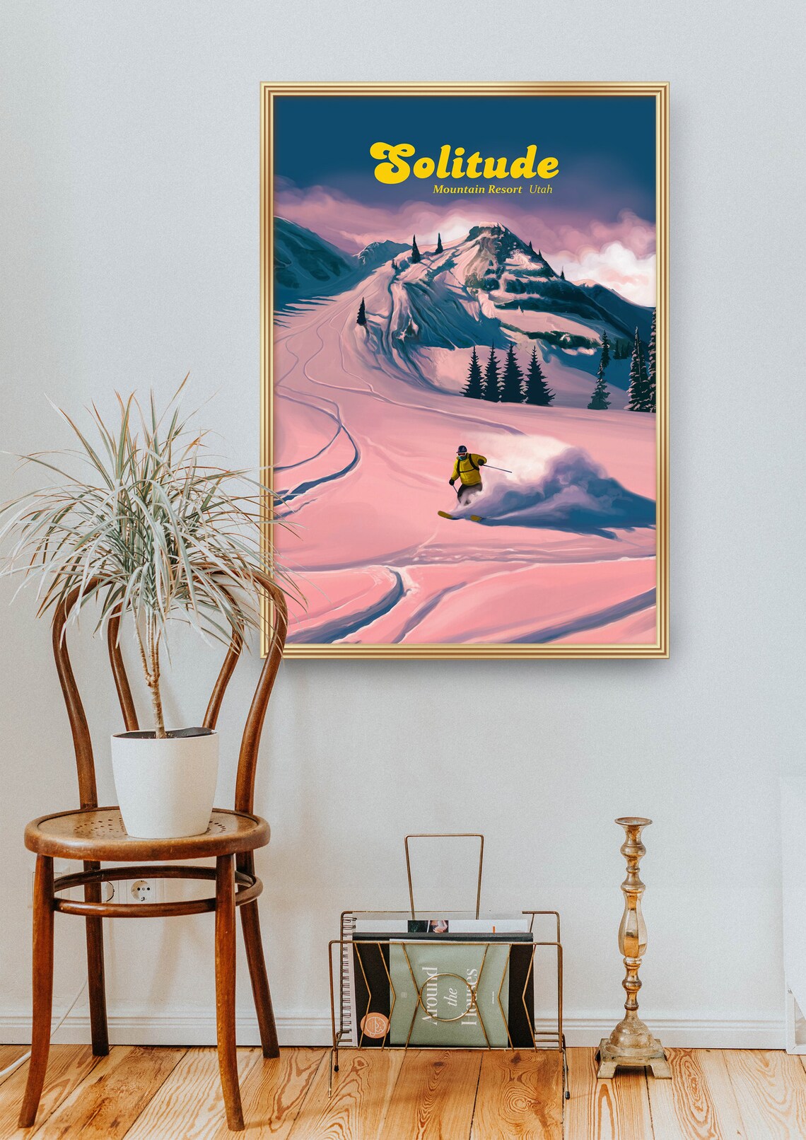 Solitude Mountain Resort Vintage Travel Poster Print - Image 2