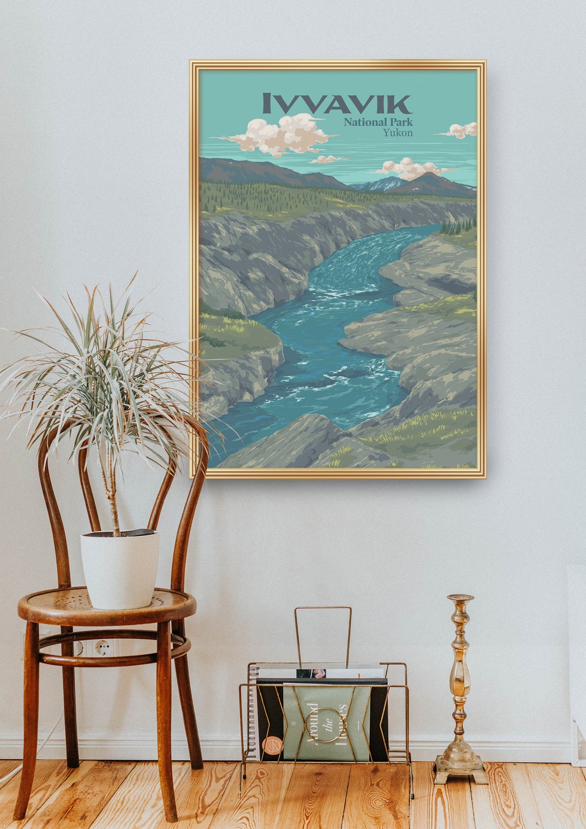 Ivvavik National Park Yukon Firth River Rapids Canyon Travel Poster - Image 2