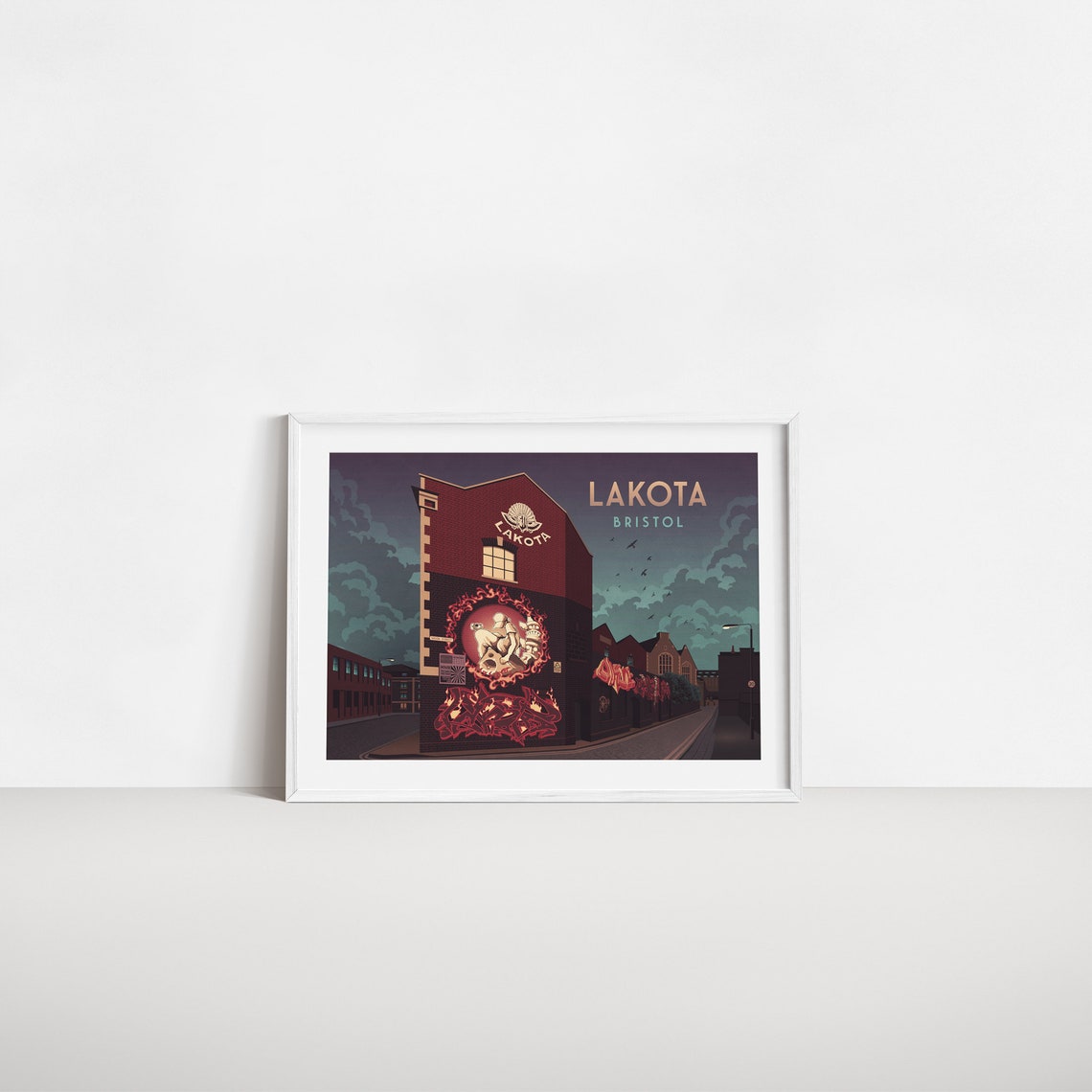 Lakota Bristol Nightclub Street Art Mural Architecture Poster - Image 2