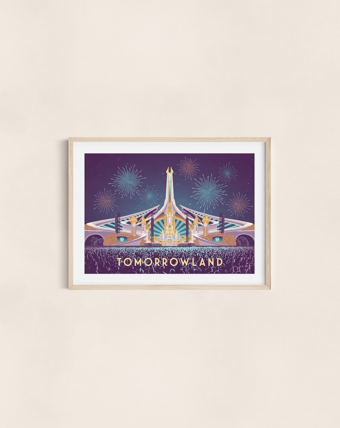 Tomorrowland Music Festival Travel Poster, Belgium - Image 3