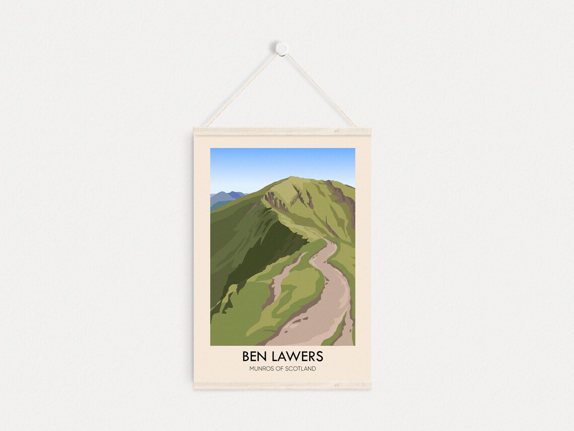 Ben Lawers Vintage Travel Poster, Scottish Highlands - Image 4