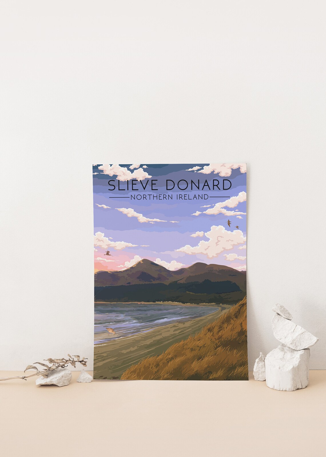 Slieve Donard Vintage Travel Poster, Mourne Mountains - Image 4
