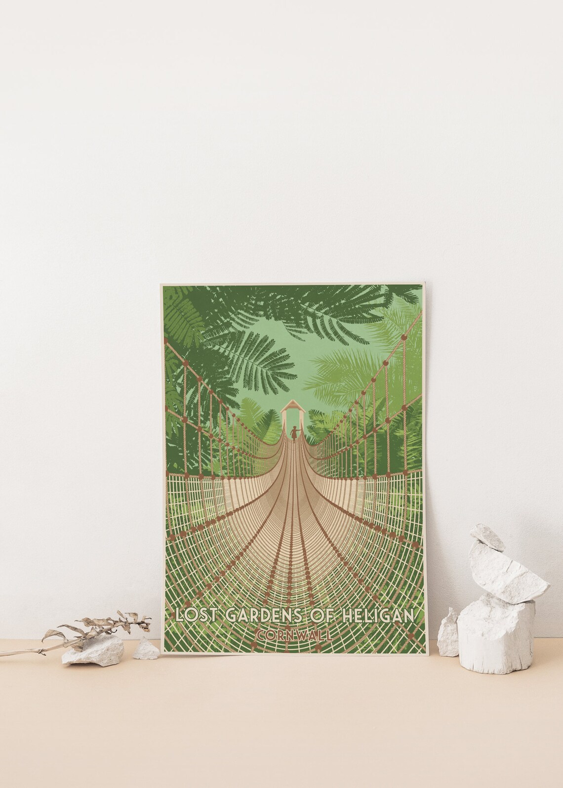 Lost Gardens Of Heligan Cornwall Travel Poster - Image 4