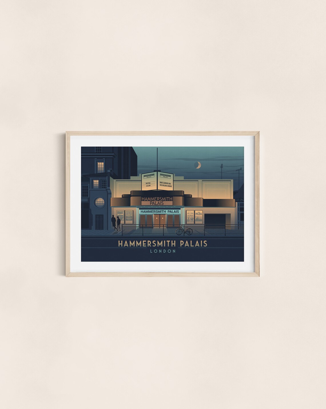 Hammersmith Palais Vintage London Travel Poster - Image 3
