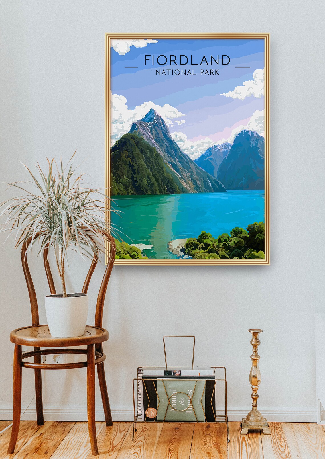 Fiordland National Park Travel Poster, New Zealand - Image 2