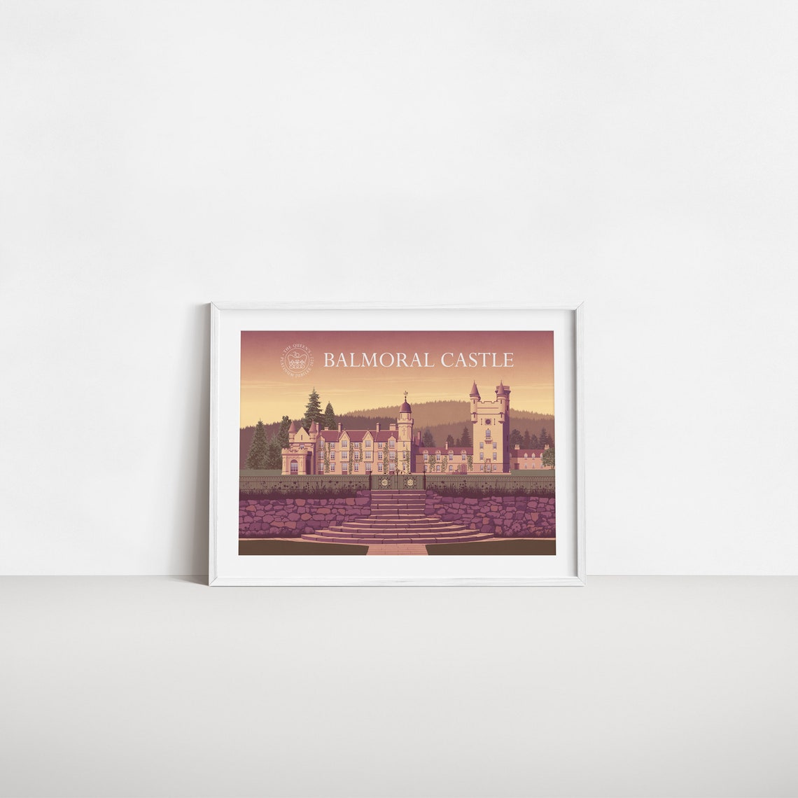 Balmoral Castle Royal Residence Platinum Jubilee 2022 Royal Poster - Image 2