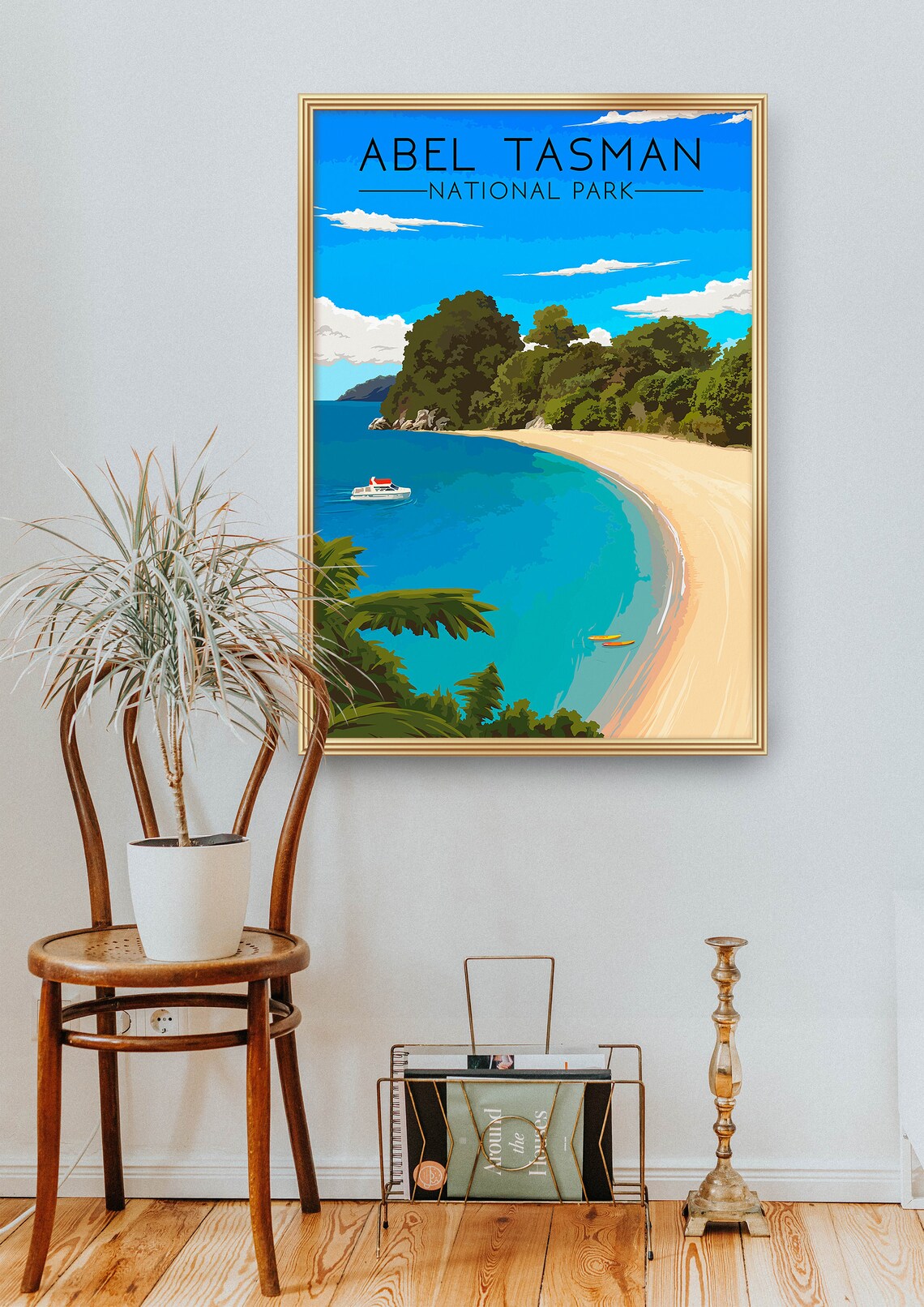 Abel Tasman Coast Track Travel Poster, New Zealand - Image 2