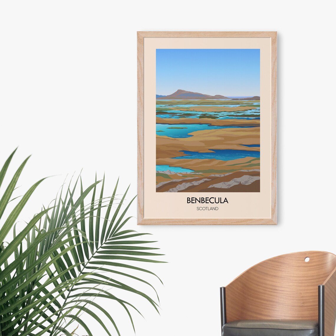 Benbecula Scotland Travel Poster, Outer Hebrides - Image 4