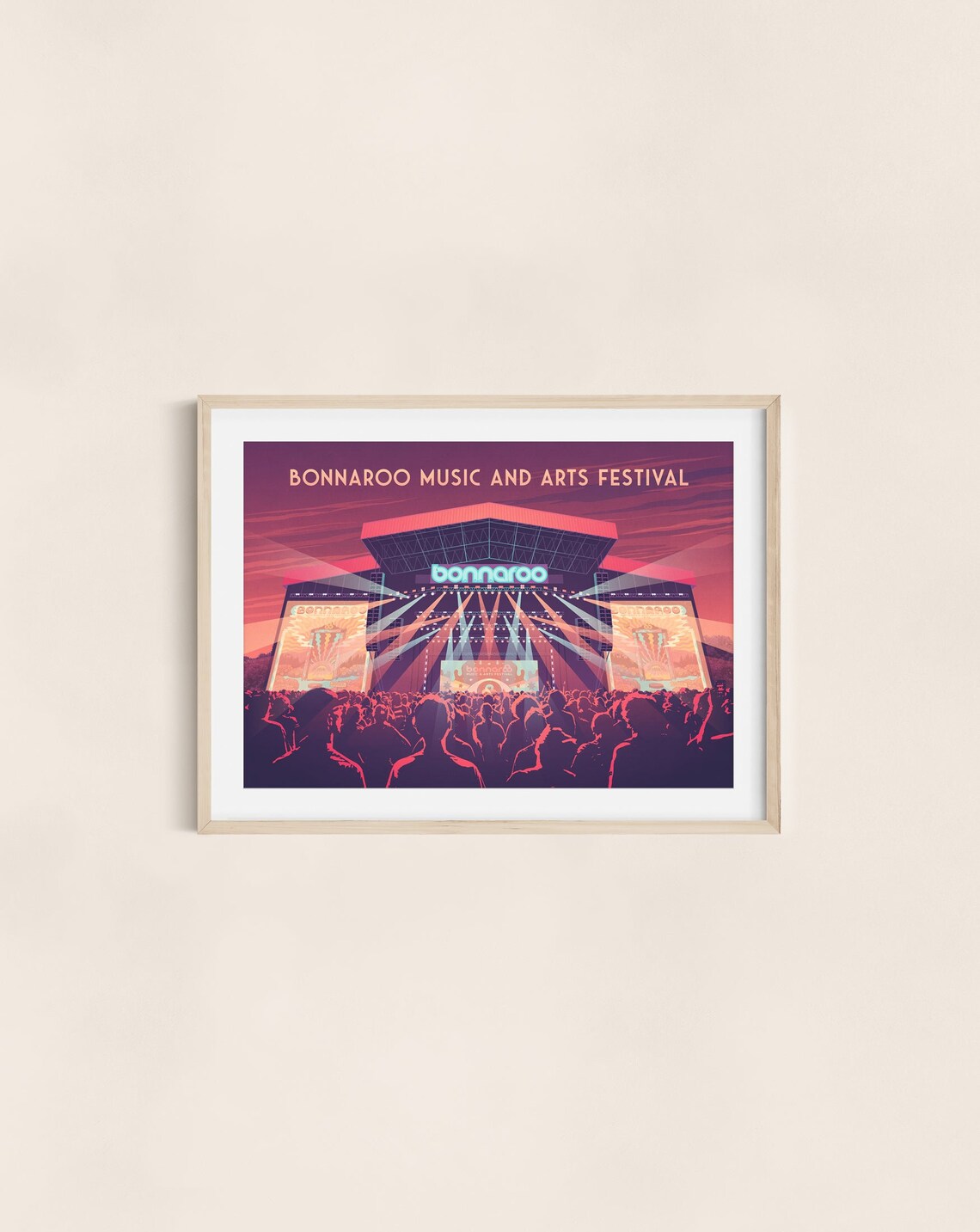 Bonnaroo Music And Arts Festival Travel Poster - Image 3