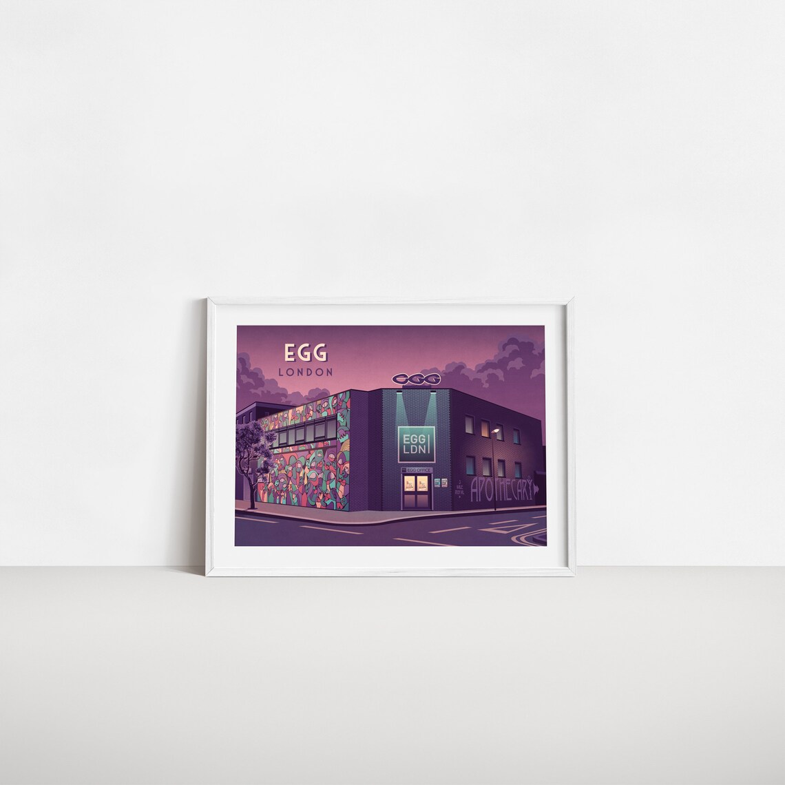 Egg London Nightclub Travel Poster, Electronic Music - Image 2