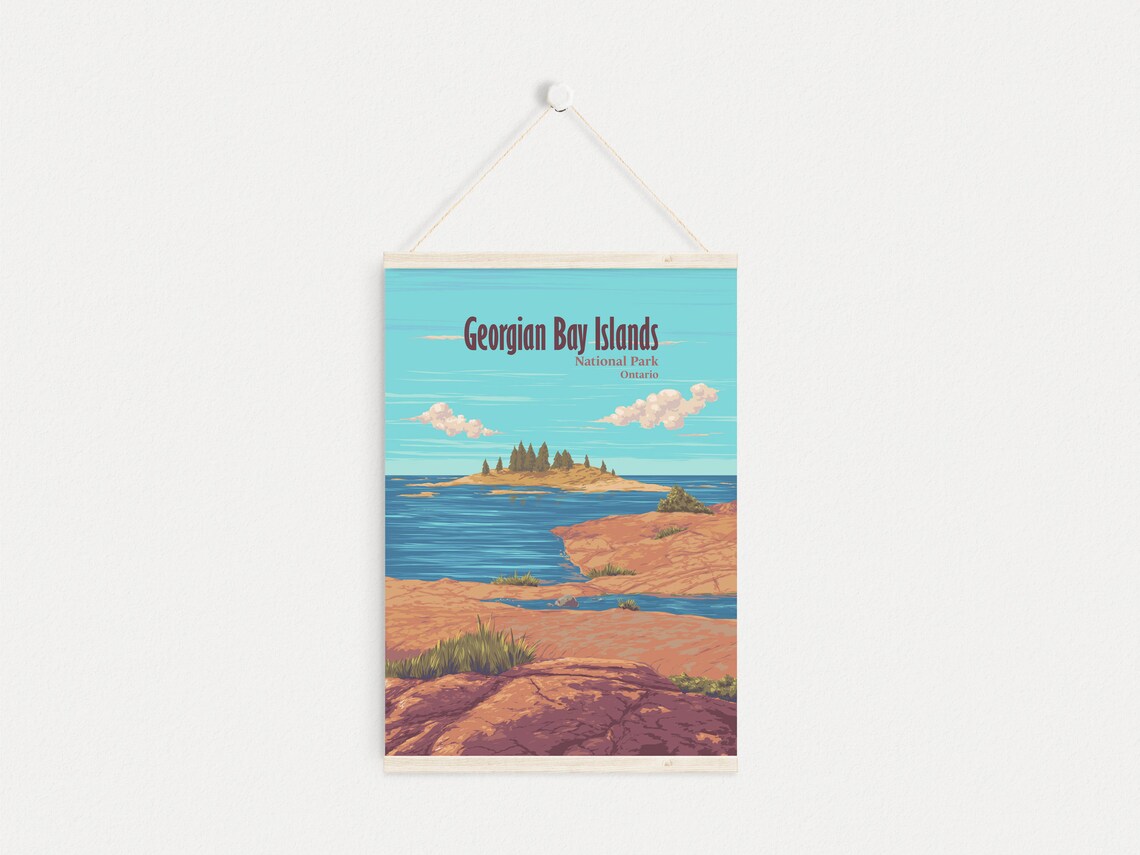 Georgian Bay Islands National Park Vintage Travel Poster - Image 4